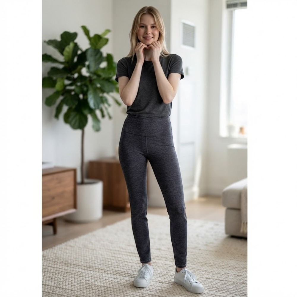 Beyond Yoga Spacedye High Waisted Leggings Women S Charcoal Excellent Activewear